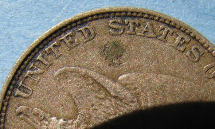 1857-Flying-Eagle-Cent---Broken-Wingtip-And-Doubling-.-.-.-Is-It-A-DDO?